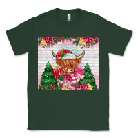 Pink Christmas Cow Classic Tee | Teevron