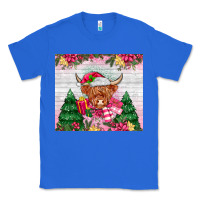 True Royal pink christmas cow Classic Tee - MaliasSmallBusiness