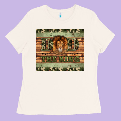 Dad The King Ladies Tee Designed By Artiststas