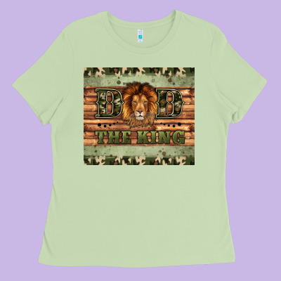 Dad The King Ladies Tee Designed By Artiststas