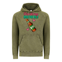 Vintage Olive Drinking Buddies Vintage Hoodie - Jasminsmagicworld