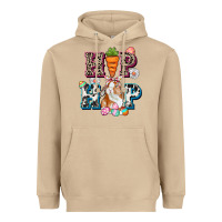 Mushroom Western hip hop bunny Easter Day Heavyweight Hoodie - CowGirlArtShop