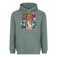 Sage Western hip hop bunny Easter Day Heavyweight Hoodie - CowGirlArtShop