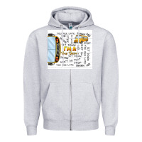 Heather Grey i'm a bus driver school bus Zipper Hoodie - TumblerDesignByShophia