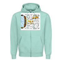 Seafoam i'm a bus driver school bus Zipper Hoodie - TumblerDesignByShophia