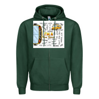 Sports Green i'm a bus driver school bus Zipper Hoodie - TumblerDesignByShophia