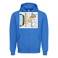 True Royal i'm a bus driver school bus Zipper Hoodie - TumblerDesignByShophia