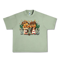 Oil Green love texas Urban Heavy Tee - NancyCooperArtShop