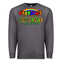 Charcoal Heather Rainbows pinches good luck wisher St. Patrick's Premium Sweatshirt - CowGirlArtShop
