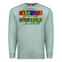 Seafoam Rainbows pinches good luck wisher St. Patrick's Premium Sweatshirt - CowGirlArtShop