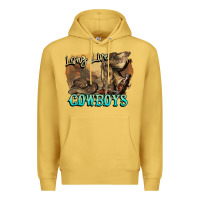 Antique Gold Long live Cowboys boots hat Premium Hoodie - HowdyJamesFarm