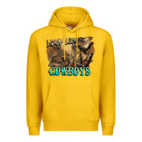 Lemon Long live Cowboys boots hat Premium Hoodie - HowdyJamesFarm