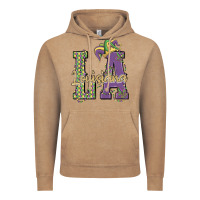 Vintage Coffee louisiana mardi gras Vintage Hoodie - MaliasSmallBusiness