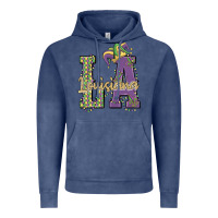 Vintage Denim louisiana mardi gras Vintage Hoodie - MaliasSmallBusiness