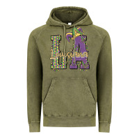 Vintage Olive louisiana mardi gras Vintage Hoodie - MaliasSmallBusiness