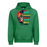Emerald sugar skull women hispanic heritage month Urban Hoodie - BundleAndBundleShop