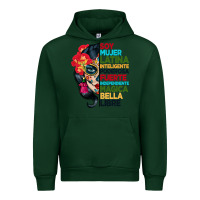 Forest Green sugar skull women hispanic heritage month Urban Hoodie - BundleAndBundleShop