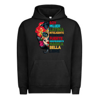 Pigment Black sugar skull women hispanic heritage month Urban Hoodie - BundleAndBundleShop