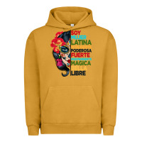 Pigment Peanut Butter sugar skull women hispanic heritage month Urban Hoodie - BundleAndBundleShop