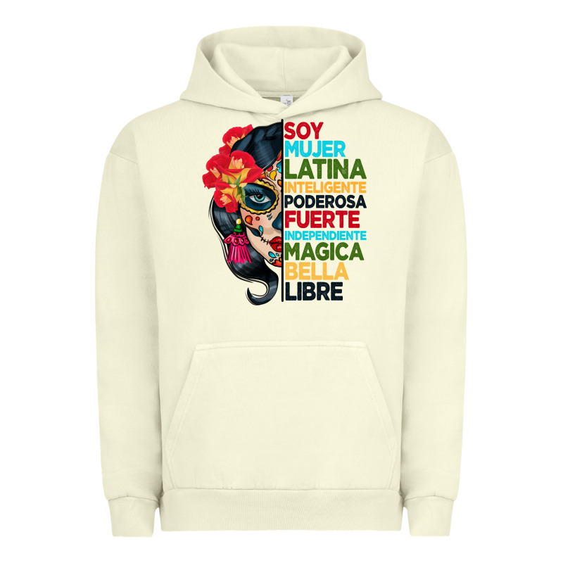 Sugar Skull Women Hispanic Heritage Month Urban Hoodie by BundleAndBundleShop | Teevron