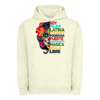 Pigment Pistachio sugar skull women hispanic heritage month Urban Hoodie - BundleAndBundleShop
