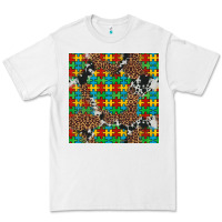 White western autism seamless pattern Premium Tee - Artiststas