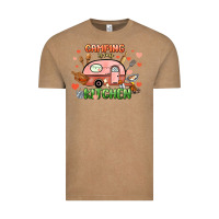 Vintage Coffee camping is my kitchen Vintage Tee - NancyCooperArtShop