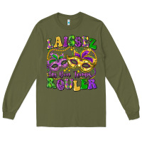 Army Green laissez les bon temps rouler Long Sleeve Tee - LillyAllenDesigns