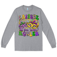 Heather Grey laissez les bon temps rouler Long Sleeve Tee - LillyAllenDesigns