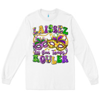 White laissez les bon temps rouler Long Sleeve Tee - LillyAllenDesigns