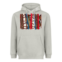 Moon Dust Baseball brushstroke Heavyweight Hoodie - HowdyJamesFarm