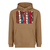 Toasted Coconut Baseball brushstroke Heavyweight Hoodie - HowdyJamesFarm