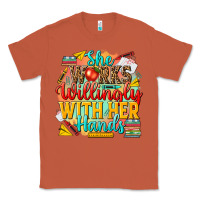Copper she works willingly with her hands teacher Classic Tee - NancyCooperArtShop