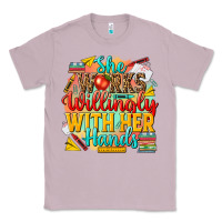 Lilac she works willingly with her hands teacher Classic Tee - NancyCooperArtShop