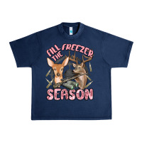 Navy fill the freezer season Urban Heavy Tee - MaliasSmallBusiness