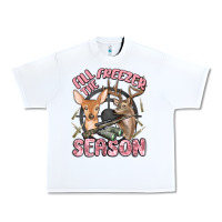 White fill the freezer season Urban Heavy Tee - MaliasSmallBusiness