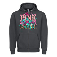 Smoke The pink is for my sister Cancer Awareness Zipper Hoodie - HowdyJamesFarm