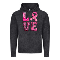 Vintage Black Breast Cancer love Vintage Hoodie - NancyCooperArtShop