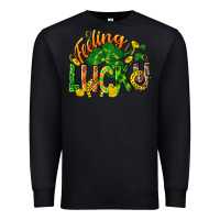 Black Feeling lucky St. Patrick's Day Premium Sweatshirt - CowGirlArtShop