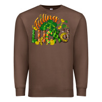 Chestnut Feeling lucky St. Patrick's Day Premium Sweatshirt - CowGirlArtShop