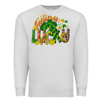 Dove Grey Feeling lucky St. Patrick's Day Premium Sweatshirt - CowGirlArtShop