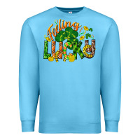 Ocean Blue Feeling lucky St. Patrick's Day Premium Sweatshirt - CowGirlArtShop