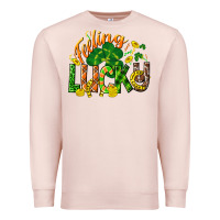 Pale Pink Feeling lucky St. Patrick's Day Premium Sweatshirt - CowGirlArtShop