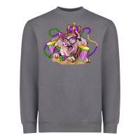 Storm Mardi Gras pig Heavyweight Sweatshirt - LillyAllenDesigns