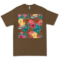 Cacao hatched egg easter chicks seamless pattern Premium Tee - Artiststas