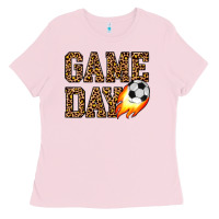 Bubblegum Pink game day soccer Ladies Tee - JahusDesignShop