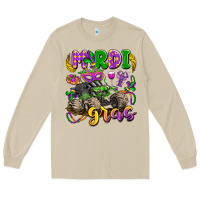 Mushroom mardi gras monster truck Long Sleeve Tee - LillyAllenDesigns