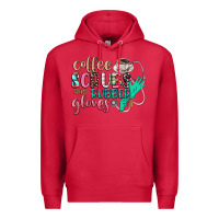Cardinal coffee scrubs and rubber gloves Premium Hoodie - CowGirlArtShop