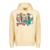 Pina Colada coffee scrubs and rubber gloves Premium Hoodie - CowGirlArtShop
