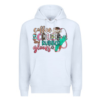 White coffee scrubs and rubber gloves Premium Hoodie - CowGirlArtShop